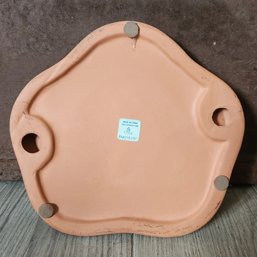 PartyLite Terracotta Frog Prince Princess Candle Holder - Picture 6 of 13